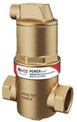  HCE PowerVent 5/4"-os mikrobuborék-leválasztó, vízszintes ágba építhető (HCE-DA00100114) - kazanklima
