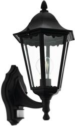 EGLO Eglo 79556 - Kültéri érzékelős lámpa SANTA LUCIA 1xE27/60W/230V IP44 fekete EG79556 (EG79556)