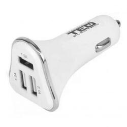 TED Electric Incarcator auto, 3x USB: 1x USB-A 2.1A + 2x USB-A 1A Triunghiular TED300020 (AH087242) - vexio