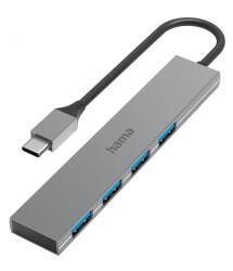Hama HUB USB Hama 00200101, 4x USB 3.2 gen 1, Gray (00200101)