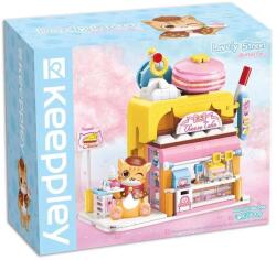 Qman Vörös macska Cukrászda | 364 db építőkocka | építőjáték | QMAN K28006 (K28006)