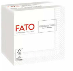 FATO Smart Table koktélszalvéta Hófehér - 2 rétegű, 24x24cm, 100 lap (82220003)