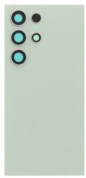tel-szalk-19297058557 Samsung Galaxy S24 Ultra zöld színű Akkufedél hátlap, kamera lencse (Titanium Green) (tel-szalk-19297058557)