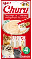 INABA Churu Tuna with crab flavour 4x14g tonhal rákkal macskáknak