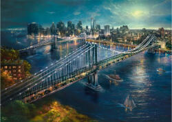 Schmidt Spiele 58782 - Moonlight over Manhattan, Thomas Kinkade - 2000 db-os puzzle (58782)