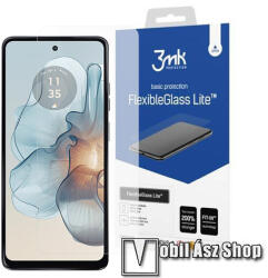 3mk Protection MOTOROLA Moto G24, G24 Power, G04, 3MK FLEXIBLE GLASS LITE flexibilis üvegfólia, 1db, 6H, Sík részre