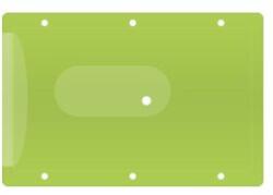 FOSKA Husa pentru un card de credit - verde