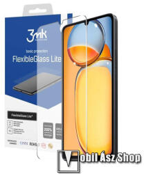 3mk Protection Xiaomi Redmi 13C, Poco C65, 3MK FLEXIBLE GLASS LITE flexibilis üvegfólia, 1db, 6H, Sík részre