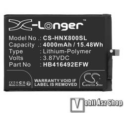 Cameron Sino 4000mAh Li-Polymer akku - 3, 87V/4000mAh, Honor HB416492EFW kompatibilis, belső akku, beépítése szakértelmet igényel! - HUAWEI Honor X8 4G - CS-HNX800SL (CS-HNX800SL)