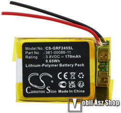 Cameron Sino 170mAh Li-Polymer okosóra akku - 3, 8V/170mAh, Garmin 361-00086-11 kompatibilis, belső akku, beépítése szakértelmet igényel! - GARMIN Forerunner 245 / 245 Music - CS-GRF245SL (CS-GRF245SL)