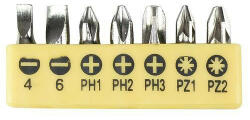 Strend Pro Bitkészlet Strend Pro YF40515 7 részes, S2, PLO 4-6, PH 1-2-3, PZ-1-2 (2250285)