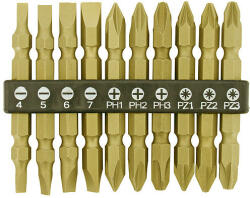 Strend Pro Bitkészlet Strend Pro YF40020, 10 részes, L-65 mm, CrV, GoldenFish (2250297)