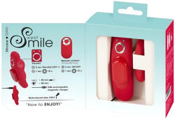 Sweet Smile - akkus, rádiós bugyi vibrátor (piros) - erotikashow