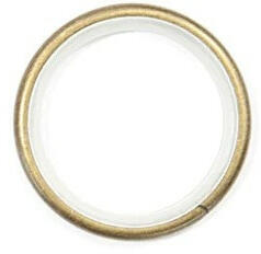  Set 10 bucati inele Cu teflon pentru bara galerie de 19mm, auriu antic (3668)