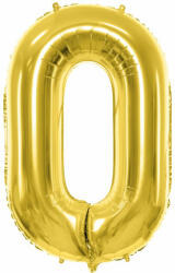 PartyDeco S. r. o 0. szám, arany, fólia lufi, 72 cm