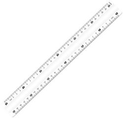 Maped 30 cm MAPED vonalzó, törhetetlen, átlátszó (CO_245620)