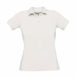 B and C Női rövid ujjú galléros póló B and C Safran Pure/women Polo M, Fehér