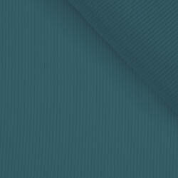 Takoy Konfekció anyag bordás Jersey új OSKAR pasztell petróleum színű № 87