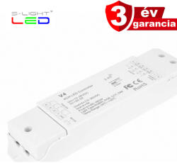 SL-SK V4 RGBW/RGB/CCT 4 csatornás RF vevő LED szalag vezérlésére 4x5A