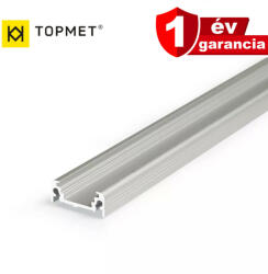  Topmet SURFACE10, eloxált LED profil (felületre szerelhető)