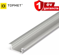  Topmet BEGTIN12, eloxált LED profil (süllyeszthető)
