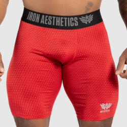 Iron Aesthetics Funkcionális rövidnadrág Iron Aesthetics Evolution, piros: XL Piros