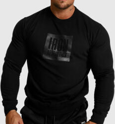 Iron Aesthetics Pulóver kapucni nélkül Iron Aesthetics Boxed, fekete: L Fekete