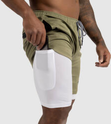 Iron Aesthetics Funkcionális short Iron Aesthetics Stretch 2in1, zöld: M Zöld