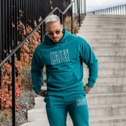 Iron Aesthetics Férfi pulóver Iron Aesthetics Swaggie, smaragd: XL Zöld