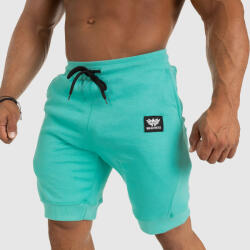 Iron Aesthetics Férfi melegítősort Iron Aesthetics Badge, türkiz: XL Kék