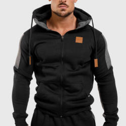 Iron Aesthetics Fitness cipzáros pulóver Iron Aesthetics ELEMENT, fekete: S Fekete