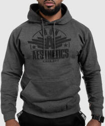 Iron Aesthetics Fitness cipzár nélküli pulóver Iron Aesthetics Force, Charcoal Grey: 2XL Szürke