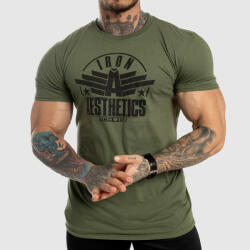 Iron Aesthetics Tricou fitness pentru bărbați Iron Aesthetics Force, verde: Verde 3XL (P1760A10693)