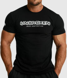 Iron Aesthetics Tricou fitness pentru bărbați Iron Aesthetics Unbroken, negru: Neagră S (P1913A11378)