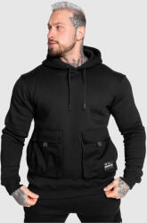 Iron Aesthetics Hanorac cu glugă Iron Aesthetics Cargo Hoodie, negru: Neagră M (P2522A14352)