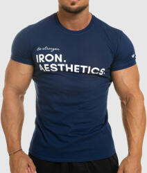 Iron Aesthetics Tricou fitness pentru bărbați Iron Aesthetics Be Stronger, albastru: Albastră 2XL (P1806A10858)