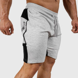 Iron Aesthetics Pantaloni scurți de trening pentru bărbați Iron Aesthetics Panels, gri: Gri XXL (P2028A12152)