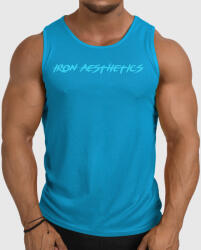 Iron Aesthetics Maiou funcțional pentru bărbați Iron Aesthetics Sporty, albastru aqua: Albastră XXXL (P2043A12229)