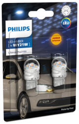 Philips Крушка, LED, мигач PHILIPS WY21W, 12V, 2, 15W, 140lm, 2 бр