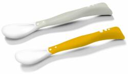 BabyOno Flexi kanalak 2 db szürke/sárga