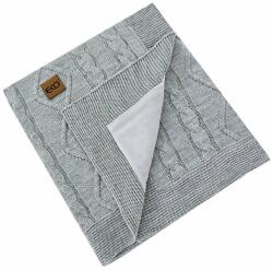 Eko Kasmír takaró szőrme béléssel Grey 100x80 cm - feedo