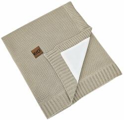 Eko Bambusz takaró szőrme béléssel Beige 100x80 cm - feedo