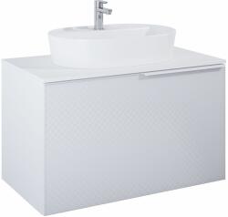 Elita Glam szekrény 91x47.1x54 cm mosdókagyló alá akasztható fehér RE010900165290