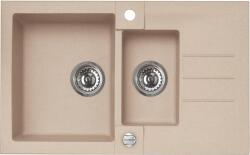 Alveus Rock gránit mosogató 78x48 cm bézs 1217055 (1217055)