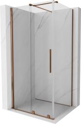 Mexen Velar cabina de duș glisantă 100 x 110 cm, transparentă, aur roz - 871-100-110-01-60 (871-100-110-01-60)