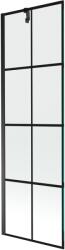 Mexen Next paravan de baie cu un panou, 60 x 150 cm, grilaj negru, negru - 895-060-000-00-77-70 (895-060-000-00-77-70)