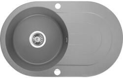 Laveo Dafne gránit mosogató 78x47 cm szürke/grafit/onix SBD581T (SBD581T)