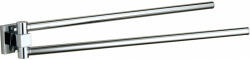 Mexen Rufo suport dublu rotativ pentru prosoape, cromat - 7050925-00 (7050925-00)