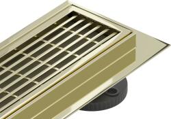 Mexen Flat 360° M33 scurgere liniară rotativă 60 cm, aurie - 1533060-40 (1533060-40)