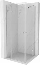 Mexen Roma Duo cabină de duș pliabilă 80 x 80 cm, transparent, crom - 854-080-080-02-00 (854-080-080-02-00)